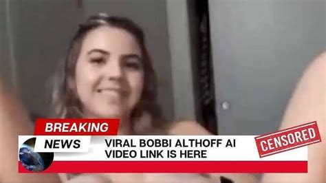 bobbi althoff leaked bideo|Bobbi Althoff